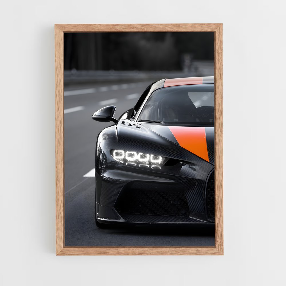 Poster Chiron de super – affiche Bugatti (vue 4)